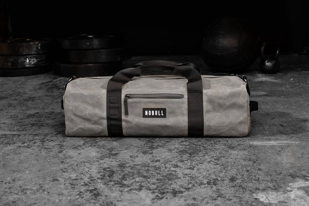 Sac À Dos NOBULL Grise - NOBULL Waxed Canvas Traditional Duffle,France (9730-WGIMK)